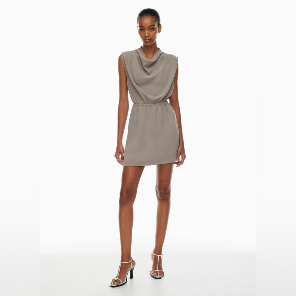 Aritzia Carter Sleeveless Dress - Modern Taupe